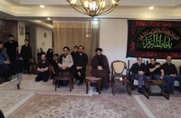 حضور آیت‌الله سید حسن خمینی در منزل آیت‌الله طاهری خرم‌آبادی