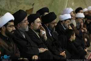 عزاداری شب شهادت حضرت فاطمه زهرا(س) در حرم مطهر امام خمینی(ره)