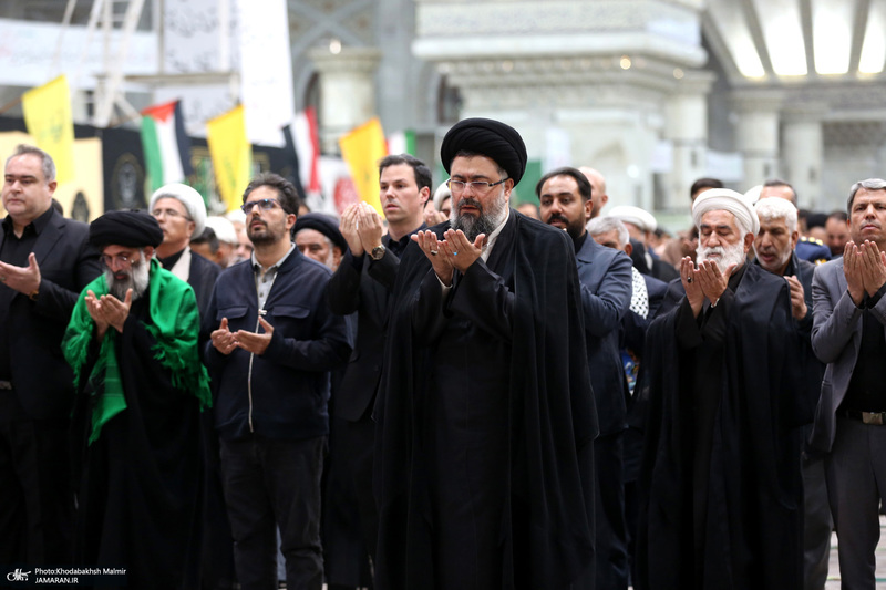 مراسم عزاداری شب شهادت حضرت زهرا(س) در حرم امام خمینی(ره) برگزار شد
