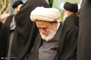 مراسم بزرگداشت مرحوم حاج محمد تقی انصاریان‎ در مسجد اعظم قم