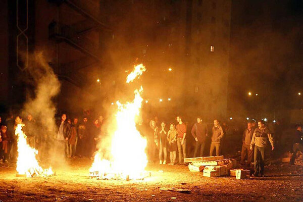 چهارشنبه سوری اصفهان بدون حادثه سپری شد