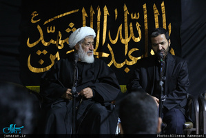 مراسم عزاداری شب بیست و هشتم صفر در محضر استاد امجد
