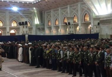 ادای احترام 3 هزار نفر از کارکنان سپاه محمد رسول الله (ص) تهران به امام راحل