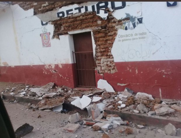 زلزله شدید در مکزیک+ تصاویر