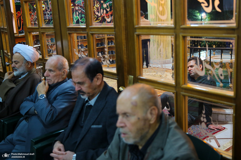 مراسم عزاداری شب شهادت حضرت فاطمه (س) در دارالزهرا (س)