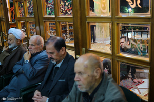 مراسم عزاداری شب شهادت حضرت فاطمه (س) در دارالزهرا (س)