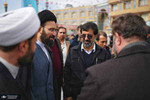 حضور سیدعلی خمینی در 22 بهمن 1404 قم