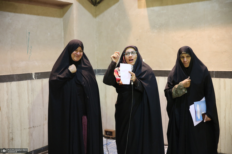 ورکشاپ هنر ی دانش آموزان هنرستان یادگار امام در حسینیه جماران