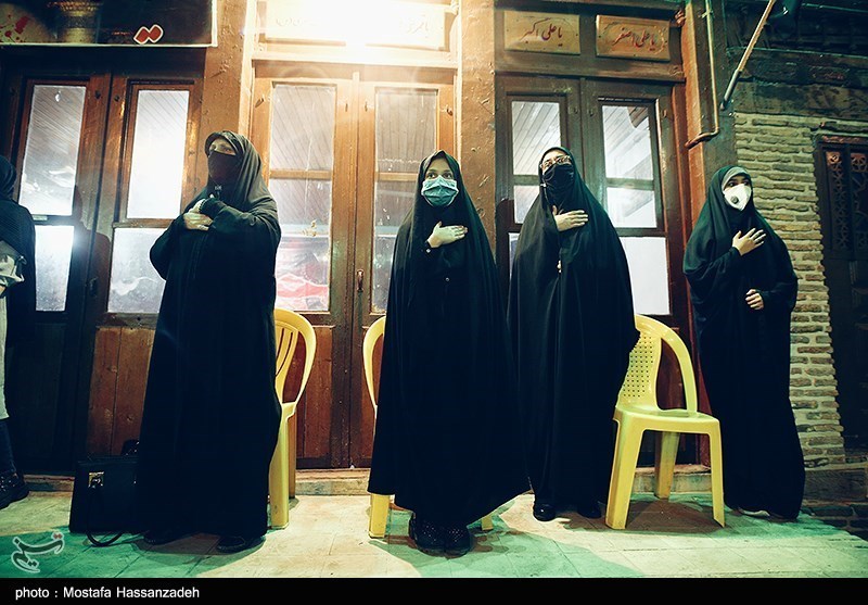 عزاداری شب پنجم محرم در محله سرچشمه گرگان 