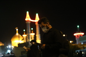 مراسم احیای شب بیست و یکم ماه رمضان در حرم کریمه اهل بیت(س)