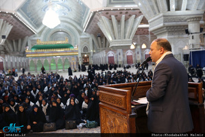 تجدید میثاق وزیر معاونان و مدیران وزارت آموزش و پرورش با آرمانهای امام راحل 