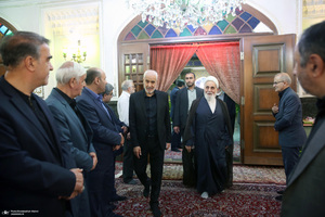 مراسم چهلمین روز درگذشت  همسر محسن مهر علیزاده