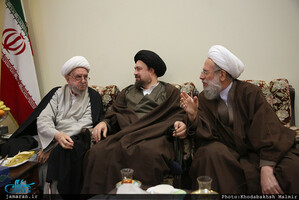 حاشیه تجدید میثاق هیأت رئیسه و اعضای مجلس خبرگان رهبری با آرمان های امام خمینی (س)