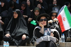 مراسم وداع با رهبر شهید انقلاب در مصلی تهران