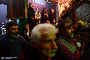 مراسم روز تاسوعاى حسينی در تکیه بزرگ تجریش