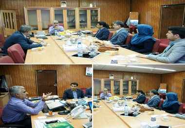 دیدار نوروزی سرپرست پتروشیمی بندر امام با رئیس آموزش و پرورش ماهشهر