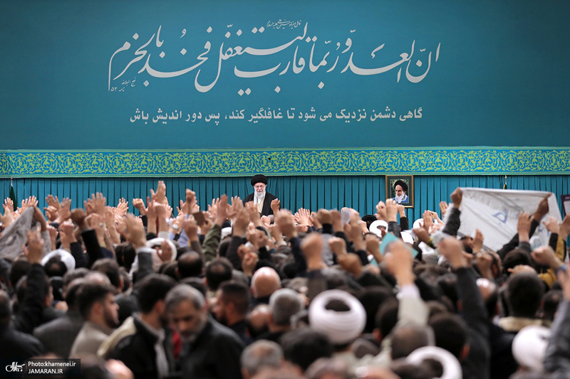 دیدار هزاران نفر از مردم آذربایجان شرقی با رهبر معظم انقلاب