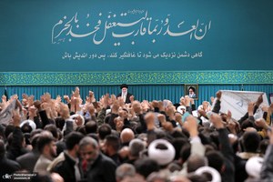 دیدار هزاران نفر از مردم آذربایجان شرقی با رهبر معظم انقلاب