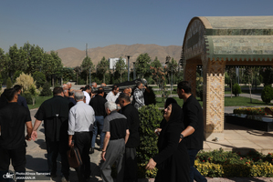 مراسم تشییع محمدرضا سوخته سرایی