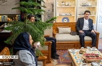 نشست همایون شجریان با دبیر شورای عالی انقلاب فرهنگی (6)