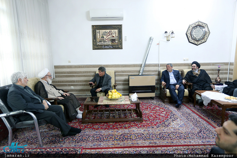 دیدارهای خانواده آیت الله هاشمی رفسنجانی با آیات و مراجع عظام