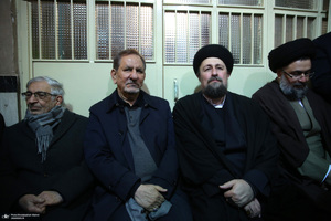 مراسم سالگرد رحلت آیت‌الله سید محمد موسوی بجنوردی در حسینیه جماران  -2