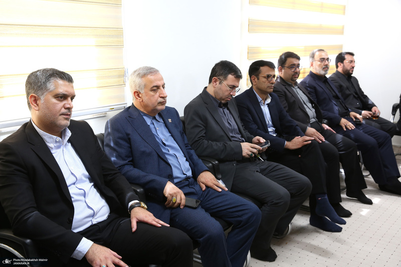دیدار وزیر و معاونین وزارت ارتباطات با سید حسن خمینی