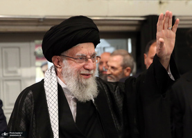 اولین شب مراسم عزاداری حضرت اباعبدالله الحسین (ع) در حسینیه امام خمینی