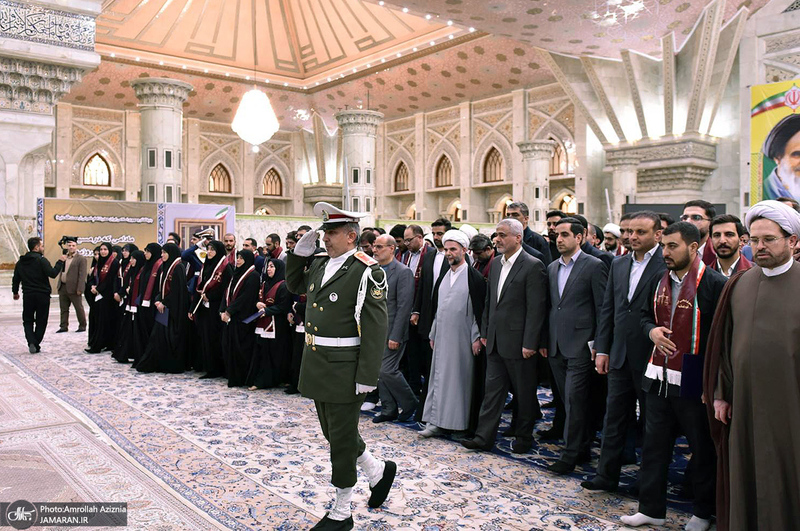 مراسم تحلیف قضات جدید الورود در حرم مطهر امام خمینی (س)