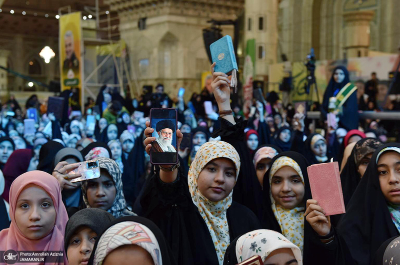 اجتماع باشکوه نوجوانان آرمانی لشکر قدس در حرم مطهر امام خمینی (س)-2