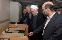 روحانی به سازمان اسناد و کتابخانه ملی ایران رفت (11)