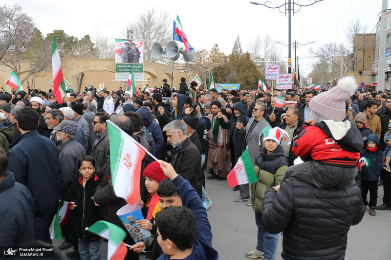راهپیمایی 22 بهمن در خمین