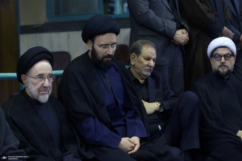 مراسم تشییع مرحوم آیت الله آقای حاج شیخ حسین هاشمیان در حسینیه جماران -2