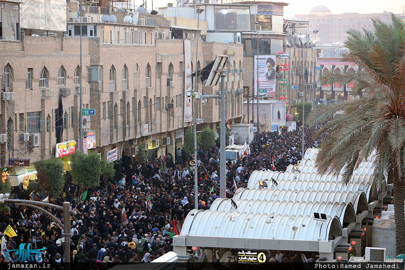 حرم مطهر امام حسین(ع) در آستانه اربعین 