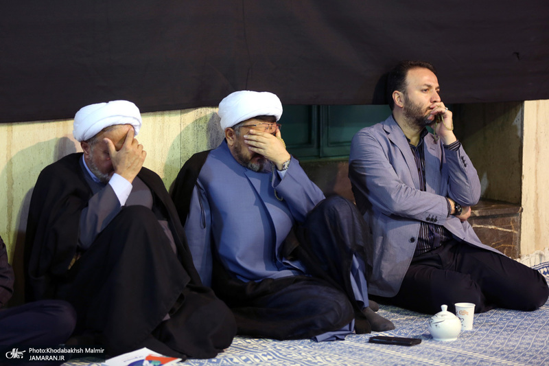 مراسم سوگواری رحلتحضرت رسول اکرم ،شهادت امام رضا(ع) وامام حسن مجتبی (ع) در حسینیه جماران