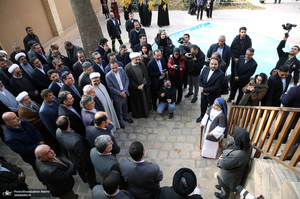 بازدید وزیر میراث فرهنگی از بیت تاریخی حضرت امام در خمین