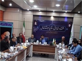 جلسه بررسی کانال تأمین آب عرصه های بحرانی ریزگردهای خوزستان