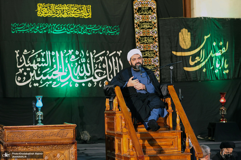 مراسم عزاداری شب عاشورای حسینی (ع) در حرم امام خمینی (س)