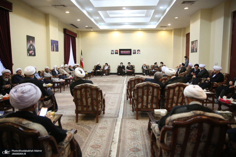 حاشیه تجدید میثاق هیأت رئیسه و اعضای مجلس خبرگان رهبری با آرمان های امام خمینی(س)