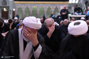 سومین شب عزاداری حضرت اباعبدالله الحسین (ع) در حرم امام خمینی