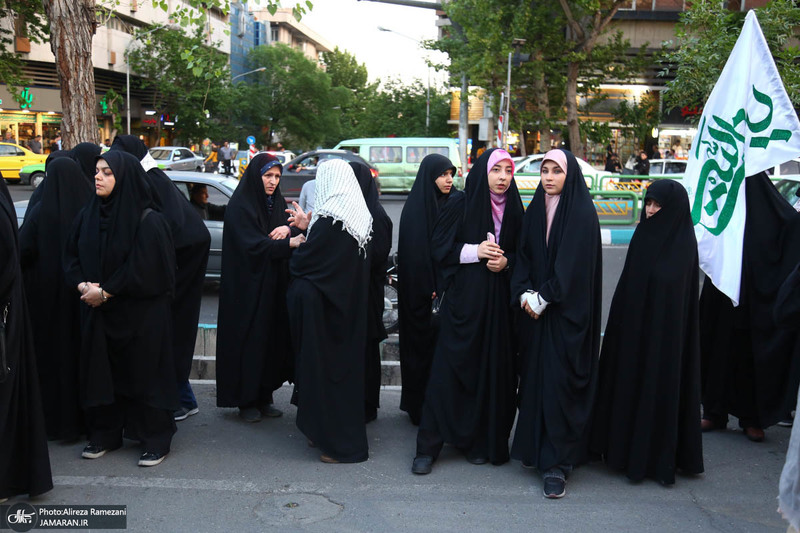 اجتماع دانشجویان تهران در همبستگی با دانشجویان آمریکایی و اروپایی حامی فلسطین