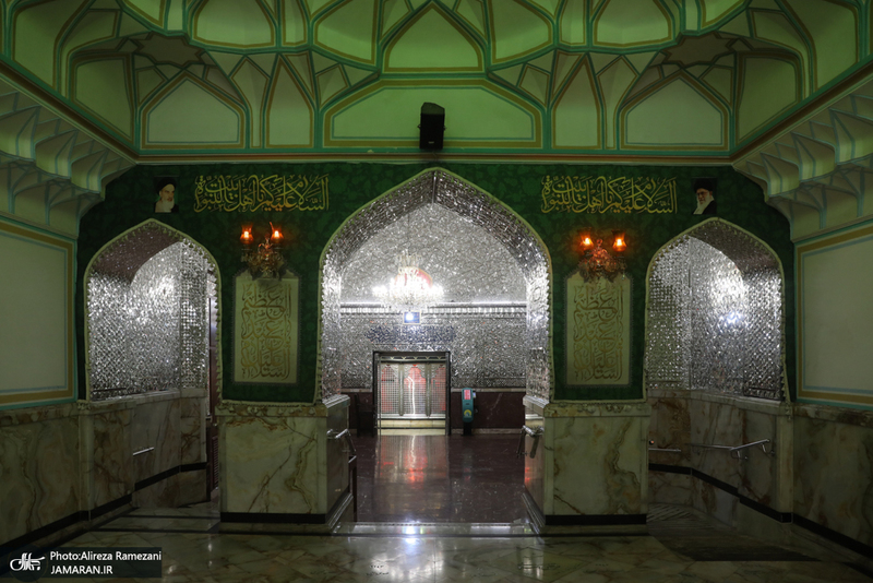 غباروبی ضریح مطهر حضرت عبدالعظیم حسنی (ع) و امام زاده حمزه (ع)