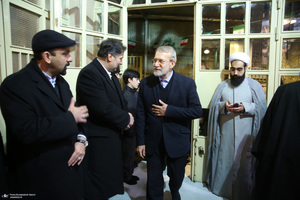 مراسم سالگرد رحلت آیت‌الله سید محمد موسوی بجنوردی در حسینیه جماران  -1