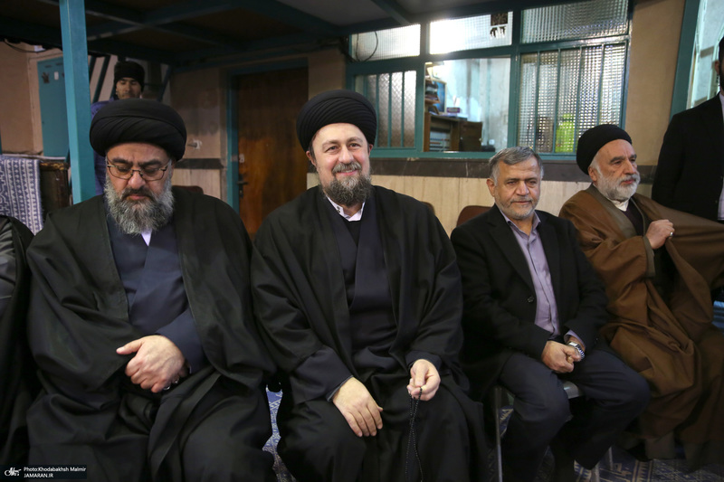 مراسم سالگرد رحلت آیت‌الله سید محمد موسوی بجنوردی در حسینیه جماران  -1