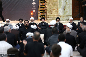 سومین شب عزاداری حضرت اباعبدالله الحسین (ع) در حرم امام خمینی