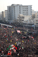 حضور میلیون ها تهرانی در تشییع پیکر مطهر سردار قاسم سلیمانی - 3