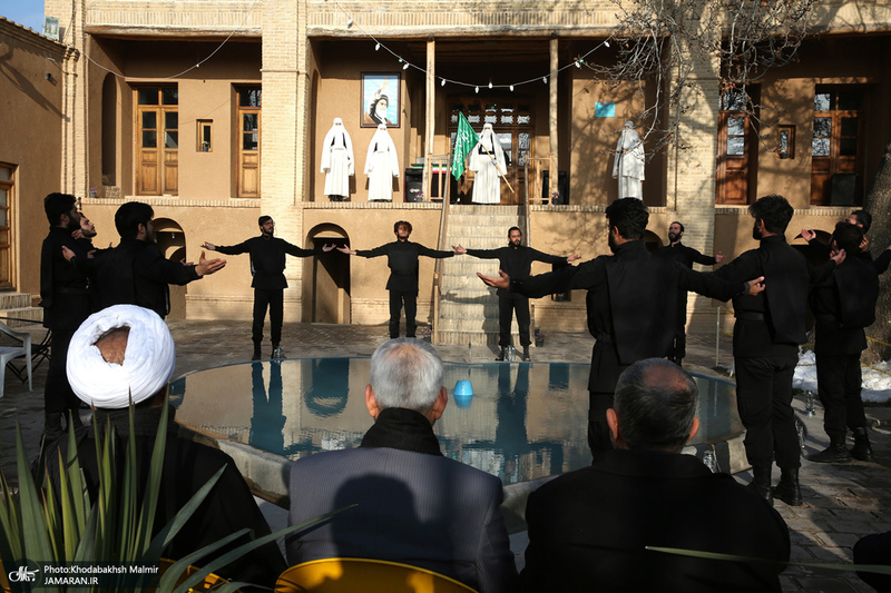 بازدید وزیر اسبق فرهنگ و ارشاد اسلامی از رویدادهای فرهنگی و هنری بر آستان آفتاب