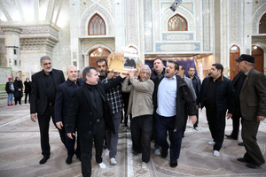 مراسم تشییع حجت الاسلام حاج شیخ مصطفی قنبرپور در حرم امام خمینی (س)