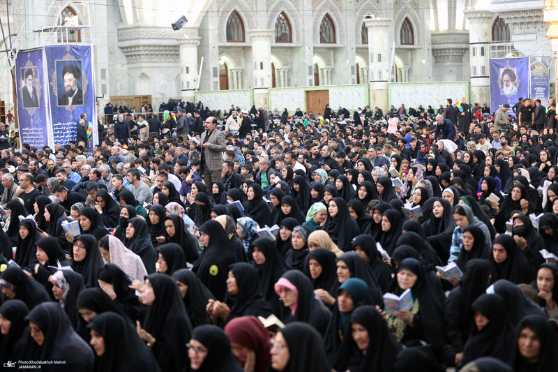 احیای شب بیست و سوم ماه مبارک رمضان در حرم مطهر امام خمینی (س)