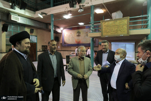 دیدار خیرین مدرسه ساز شهر تهران با سید حسن خمینی